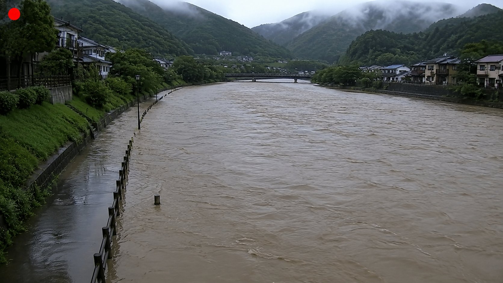 増水検知（カメラ映像イメージ）
